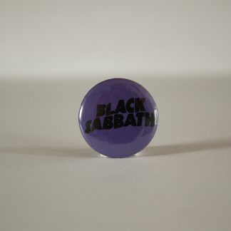 Turborock Productions Black Sabbath, black/purple, badge/pin Heavy Metal