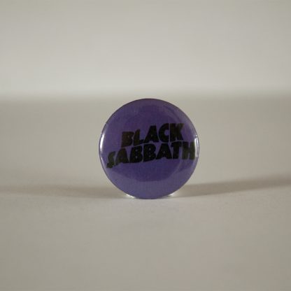 Turborock Productions Black Sabbath, purple/black, badge/pin Heavy Metal