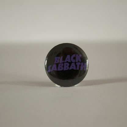 Turborock Productions Black Sabbath, black/purple, badge/pin Heavy Metal
