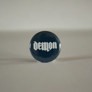 Turborock Productions Demon, blue, badge/pin Heavy Metal