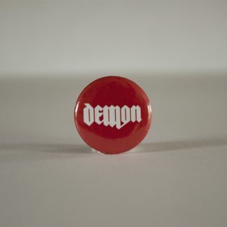 Turborock Productions Demon, red, badge/pin Heavy Metal