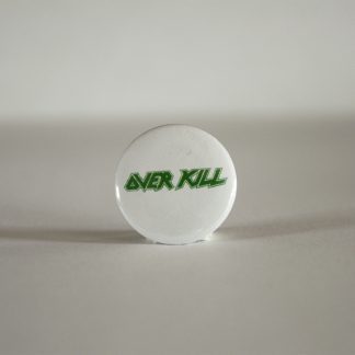 Turborock Productions Overkill, black/green, badge/pin Heavy Metal