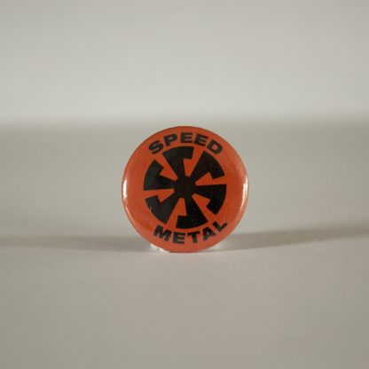 Turborock Productions Speed Metal, orange/black, badge/pin Heavy Metal