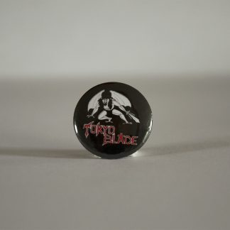 Turborock Productions Turbo, black/yellow, badge/pin Heavy Metal