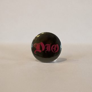 Turborock Productions Dio, white/red, badge/pin Heavy Metal