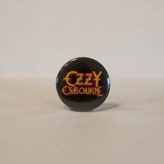 Turborock Productions Ozzy Osbourne, black, badge/pin Heavy Metal