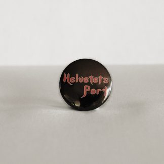 Turborock Productions Helvetets Port, black/red/white, badge/pin Heavy Metal