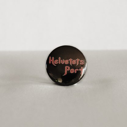 Turborock Productions Helvetets Port, black/red/white, badge/pin Heavy Metal