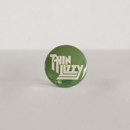 Turborock Productions Thin Lizzy, green/white, badge/pin Heavy Metal