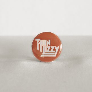 Turborock Productions Thin Lizzy, white/green, badge/pin Heavy Metal