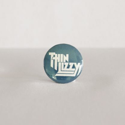 Turborock Productions Thin Lizzy, turquoise, badge/pin Heavy Metal