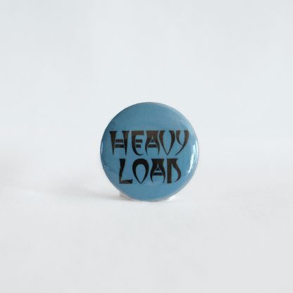 Turborock Productions Heavy Load, turquoise/black, badge/pin Heavy Metal