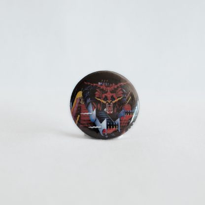 Turborock Productions Judas Priest – Defenders of the Faith, black, badge/pin Heavy Metal