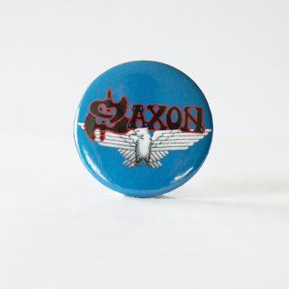 Turborock Productions Saxon, s/t (37 mm), badge/pin Heavy Metal