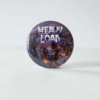 Turborock Productions Heavy Load – Stronger Than Evil (37 mm), white logo, bagde/pin Heavy Metal