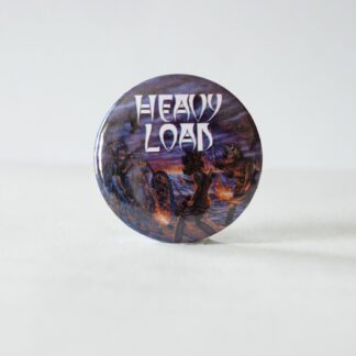 Turborock Productions Heavy Load – Riders of the Ancient Storm (37 mm), gold, bagde Heavy Metal