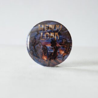 Turborock Productions Heavy Load – Riders of the Ancient Storm (37 mm), gold, bagde Heavy Metal