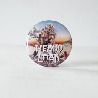 Turborock Productions Heavy Load – Stronger Than Evil (37 mm), white logo, bagde/pin Heavy Metal