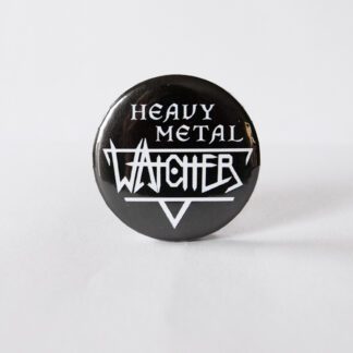 Turborock Productions Watcher, mustard/black, heavy metal (37 mm), badge/pin Heavy Metal