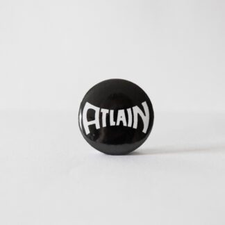 Turborock Productions Atlain, logo #2, badge/pin Heavy Metal