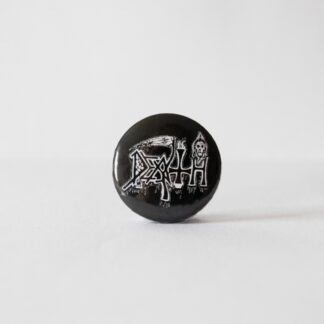 Turborock Productions Heavy Metal, offwhite (37 mm), bagde/pin Heavy Metal