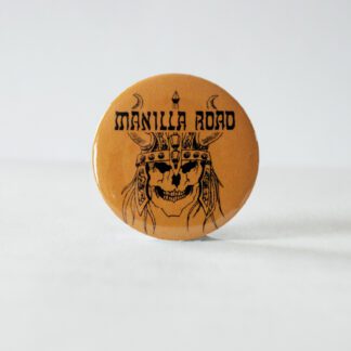 Turborock Productions Manilla Road, red (37 mm), badge/pin Heavy Metal