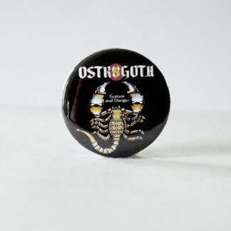 Turborock Productions Ostrogoth – Ecstasy and Danger (37 mm), badge/pin Heavy Metal