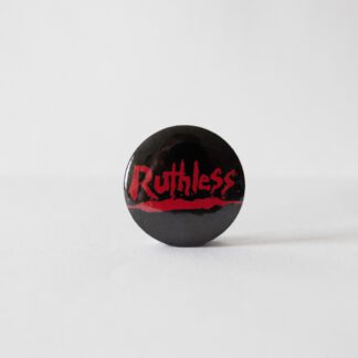 Turborock Productions Ruthless, logo, badge/pin Heavy Metal